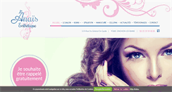 Desktop Screenshot of anais-esthetique.fr